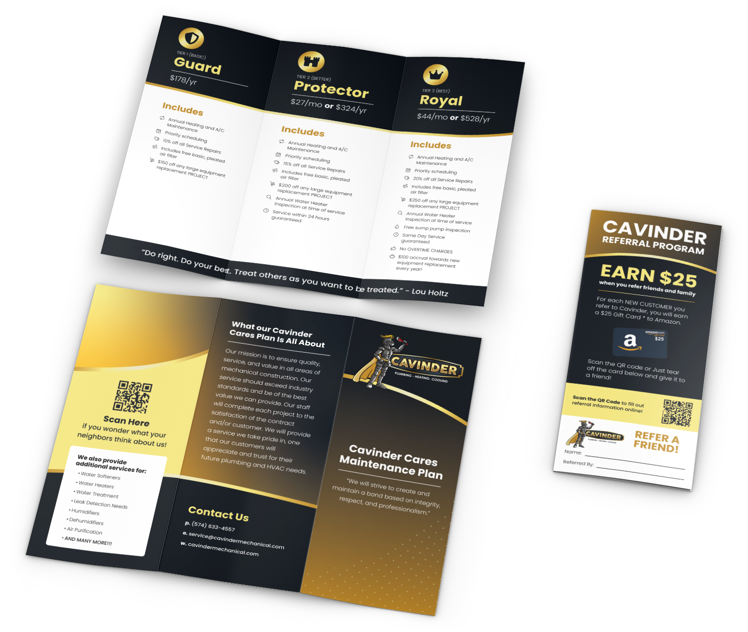 Cavinder Cares Maintenance Plans